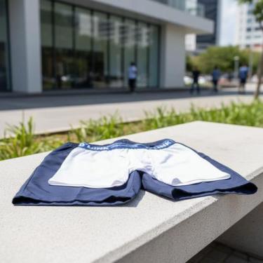 Imagem de Kit Bermuda Tactel Fio dÁgua Original e Uma Cueca Microfibra de Brinde