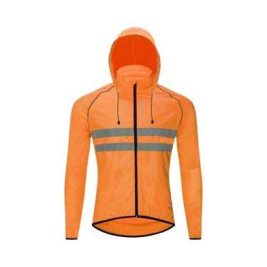 Imagem de Jaqueta De Ciclismo Masculina À Prova De Vento E Água Com Capuz, Manga