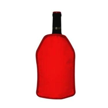 Imagem de Cooler Térmico Vermelho Para Vinho Em Gel  Mantém Sua Bebida Na Temper
