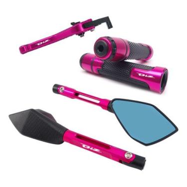 Imagem de Kit Manete Manopla Retrovisor Biz 125 Disco Gravado A Laser. - Special