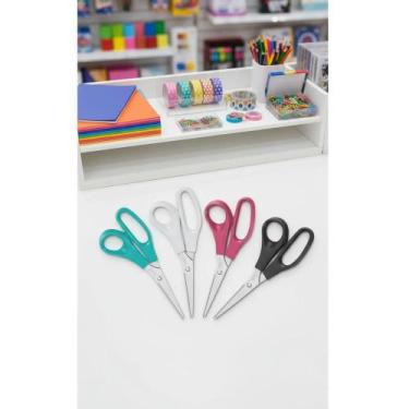 Imagem de 2x Tesoura Aço Inox 8" 20cm Corte Preciso Uso Geral - Congratulations 