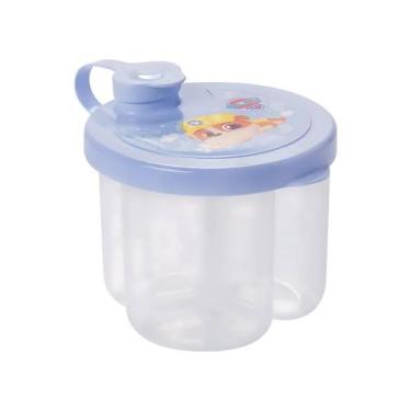 Imagem de Pote Porta Dosador De Leite Em Pó Bebê Fórmula 3 Divisórias - - PLASUT