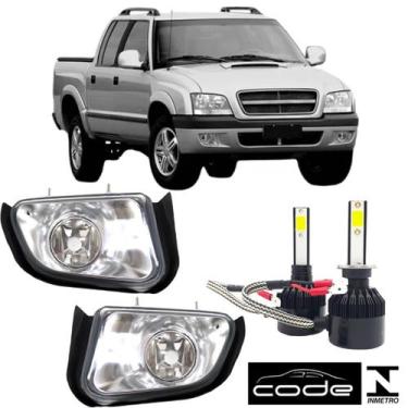 Imagem de Par farol milha chevrolet blazer pitbull 2001 a 2011 e super led - AI