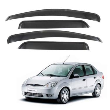 Imagem de Calha De Chuva Fiesta Sedan 2007 2008 09 2010 2011 4 Portas - PRESCALH