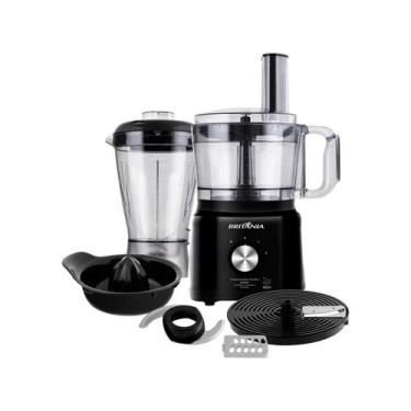 Imagem de Multiprocessador de Alimentos Britânia BMP900P 5 em 1 - 220V, Preto, 2