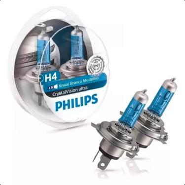 Imagem de Par Lâmpada H4 Philips Crystal Vision Ultra - Philips