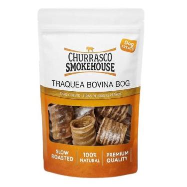 Imagem de Petisco Snacks Churrasco Smokehouse Traqueia Bovina para Cães 80g