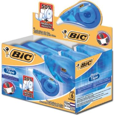 Imagem de Corretivo em Fita Super Tape 12M CX.C/06 - BIC