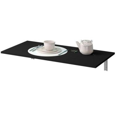 Imagem de Mesa Dobrável de Parede Cozinha Escritório Slim L03 Suspensa 120x45 BP