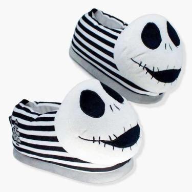 Imagem de Pantufa Unissex adulto Jack Skellington licenciada Tamanho: 39/41Cor:B