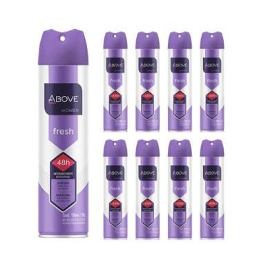 Imagem de Kit com 8 - Desodorante Aerosol Above Clássico Fresh 150ml