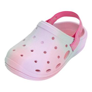 Imagem de Babuche Infantil Menina Elastica Conforto Magic Zaxynina, Rosa medio, 
