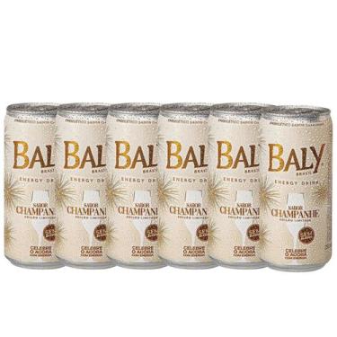 Imagem de Kit 6 Energético Baly Energy Drink Champanhe 250ml