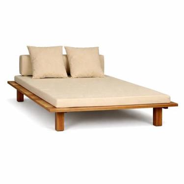 Imagem de Chaise Long Paradise Ref.310 Yescasa Marrom/Nogueira