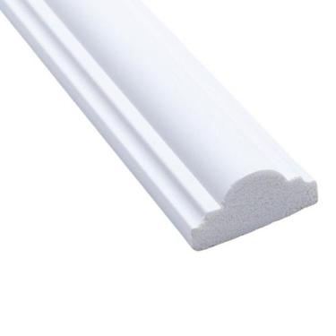 Imagem de Kit com 20 Barras Rodameio de Poliestireno 4,1CMX20MM Liso 48m Branco 