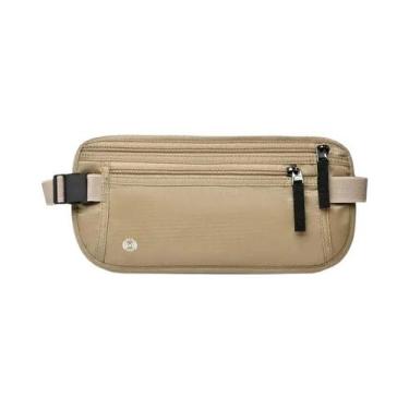 Imagem de Bolsa De Cintura Esportiva Unissex À Prova d'Água Com Bloqueio RFID, G