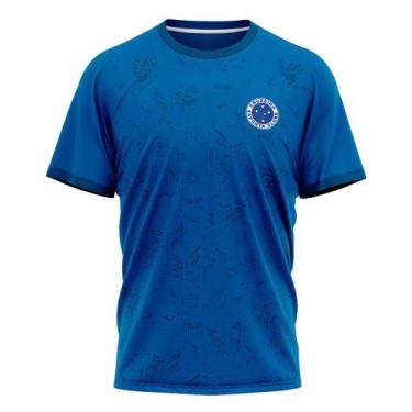 Imagem de Camisa Do Cruzeiro Oficial Building Poliester Braziline, Azul, P