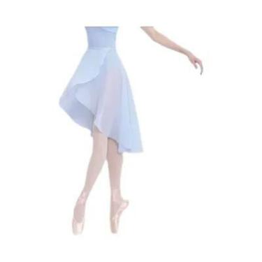 Imagem de Saias De Dança Em Chiffon Preto Para Mulheres E Meninas, Trajes De Bal