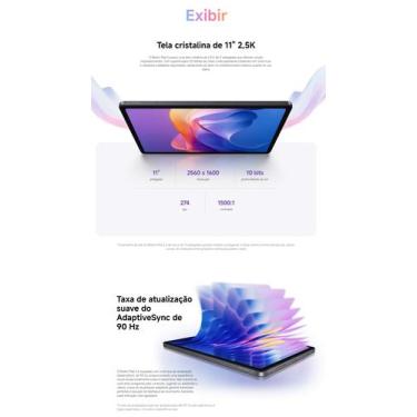 Imagem de Tablet Redmi Pad 2 256GB Tela 11 Polegadas Design Fino Bateria Longa D