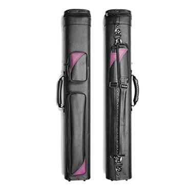 Imagem de Estojo profissional para taco de piscina 2x2/2x4/2x5/3x6 2butts 2shafts/2butts 4shafts/2butts 5shafts/3butts 6shafts Carry Billiard Pool Stick Case (2x4-Back-Pack-Purple)