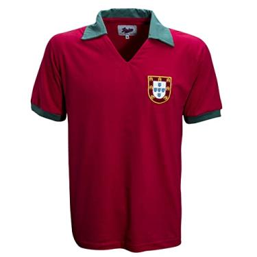 Imagem de Camisa Portugal 1972 Liga Retrô Vermelha P