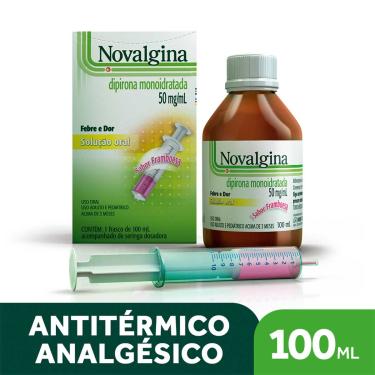 Imagem de Novalgina Solução Oral Analgésico e Antitérmico Infantil 100ml 100ml Solução Oral