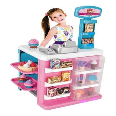 Imagem de Confeitaria Mágica Mercadinho Infantil Rosa Magic Toys 8047