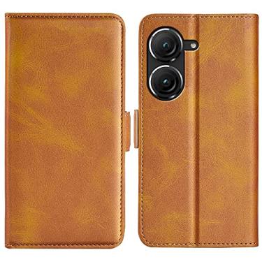 Imagem de HONGYAN Capa de telefone Para asus zenfone 9, fivela magnética dupla fivela horizontal capa de couro Capa protetora