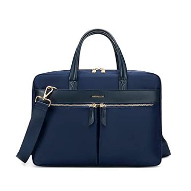 Imagem de Bolsas para Notebook Bolsa de Ombro Maletas Homens e Mulheres (Azul) 13,3"