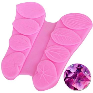 Imagem de Molde De Silicone Pétalas De Flor E Folha