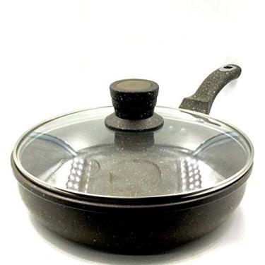 Imagem de Frigideira com Tampa, Frigideira em Granito com Tampa de Vidro 26cm