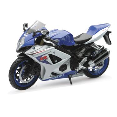 Imagem de 2008 Suzuki GSX-R1000 Azul Motocicleta, Bicicleta 1/12 por Novas Ray