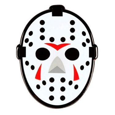 Imagem de PinAddict Máscara de goleiro de hóquei lapela broche gravata tack Halloween terror emblema, 1-inch, Níquel