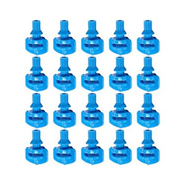 Imagem de MroMax 25 peças pulverizador de névoa 360 graus M4 x 5 bocal de furo de intuição Jet Mister máquina de clonagem hidropônica para água jardim flor grama azul