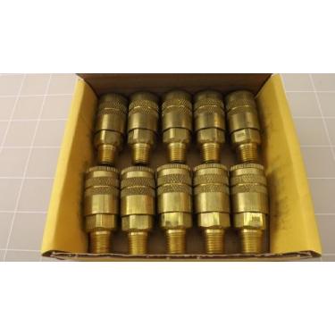 Imagem de Parker Corpo acoplador B22A, latão, MNPT, tubo de 1/8"