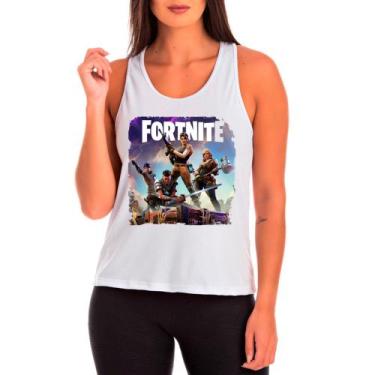 Imagem de Camiseta Fortnite Battle Royale 6 Feminina - Design Camisetas