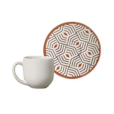 Imagem de CONJUNTO C/ 6 XÍCARAS DE CAFÉ C/ PIRES COUP GEOMETRIA 112 ml