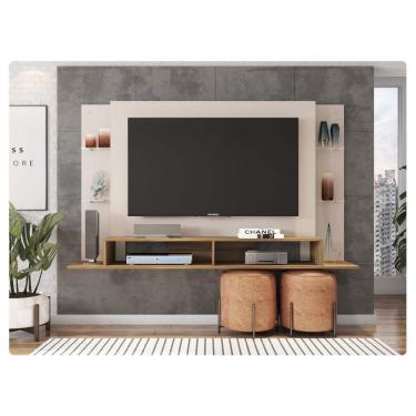 Imagem de Painel Para TV Até 55 Polegadas Elite Bege Caemmun