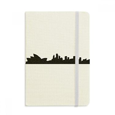 Imagem de Caderno de Arranha-céus e Ópera de Sydney Oficial de Tecido Rígido Diário Clássico