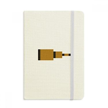 Imagem de Caderno de verão marrom Fort Pixel oficial de tecido rígido diário clássico