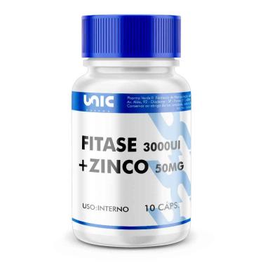 Imagem de Fitase 3000 ui + Zinco 50mg 10 Cápsulas