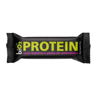 Imagem de Barra de Proteína Vegana biO2 Protein Açaí, Banana e Pasta de Amendoim 45g 45g