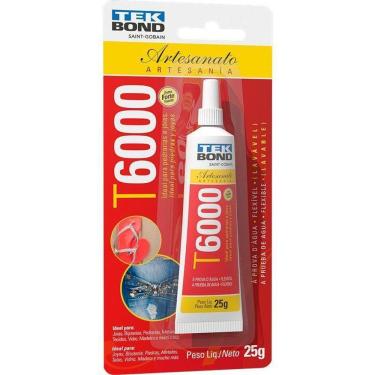 Imagem de Cola Adesiva Artesanato T6000 25g TekBond