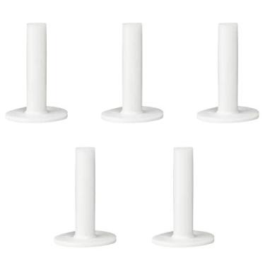 Imagem de Prettyia 5 peças/pacote de camisetas de borracha para golfe com suporte para golfe e alcance de corrida, tapete de treino - escolha o tamanho - 76 mm