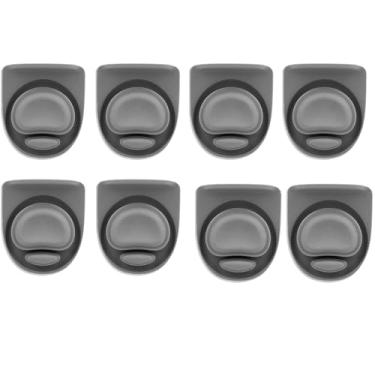 Imagem de Tampa de substituição da peça da tampa da garrafa de água 8pcs compatível com Owala FreeSip 24 oz 32 oz, acessórios de tampa de vedação da boca da garrafa (Cinza)