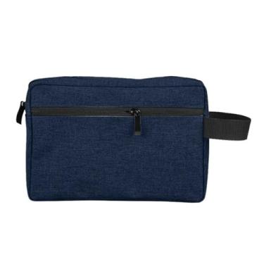 Imagem de Bolsa Organizadora Sacos Cosméticos de Viagem para Homens e Mulheres, Higiene Pessoal Impermeável, Kit de Lavagem, Bolsa Unissex (Azul)