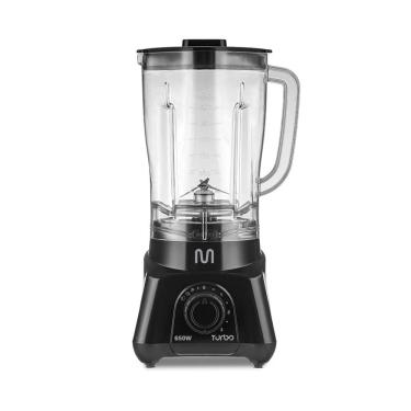 Imagem de Liquidificador Turbo Preto 2,3L 3 Velocidades 650W 127V Multi Home - LQ651