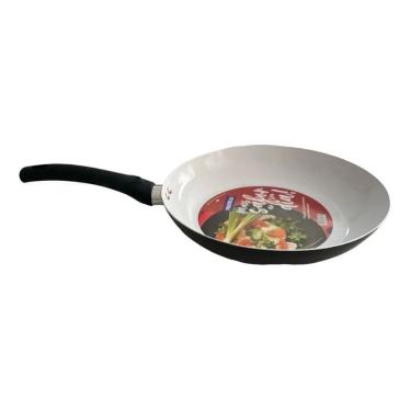 Imagem de Frigideira Com Revestimento Em Cerâmica 18cm Frita Sem Óleo (Preto)
