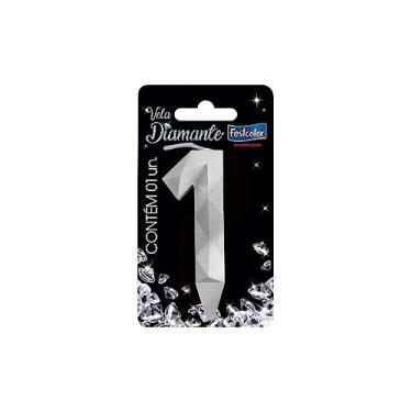 Imagem de Velas Aniversário Decorativas Diamante Lindas
