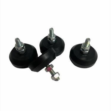 Imagem de Kit 32 pé nivelador/sapata borracha 4cm parafuso 1/4 polegada - VABADU